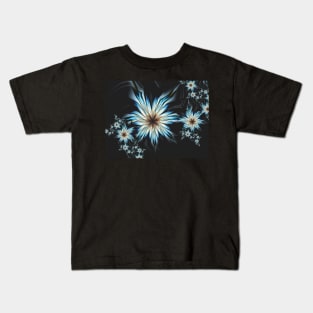 The Field of Sapphire Flowers Kids T-Shirt